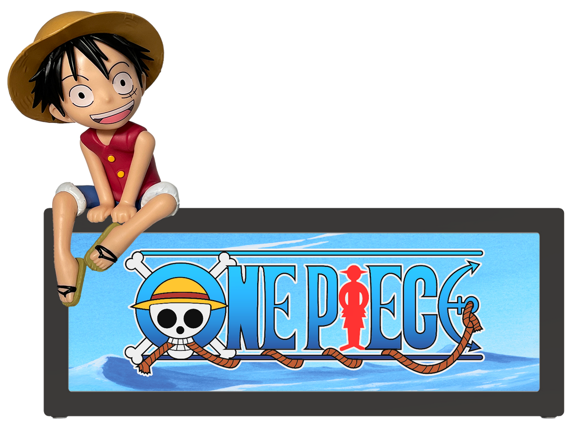 One Piece Box Light with Luffy Figure