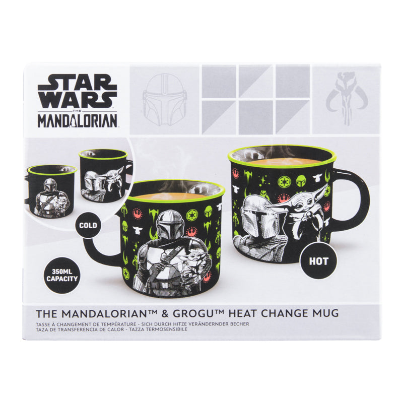 Star Wars Mandalorian and Grogu Heat Change Mug