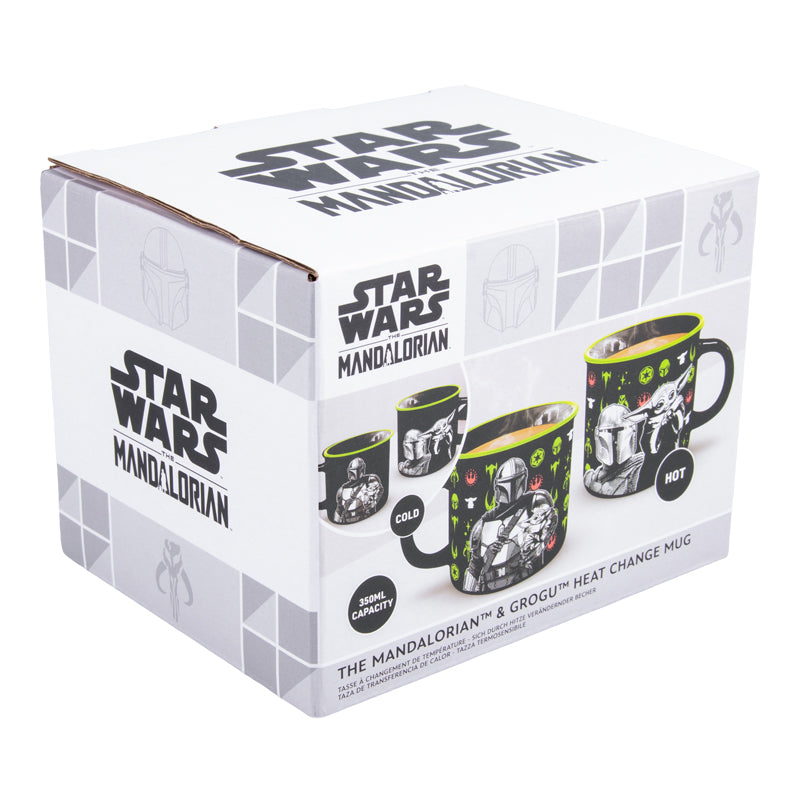Star Wars Mandalorian and Grogu Heat Change Mug