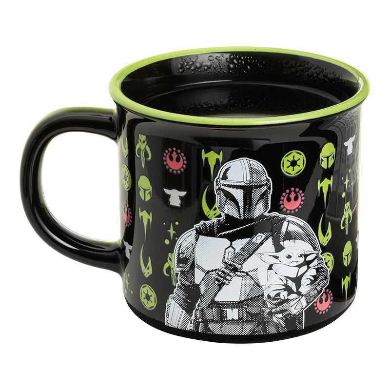 Star Wars Mandalorian and Grogu Heat Change Mug