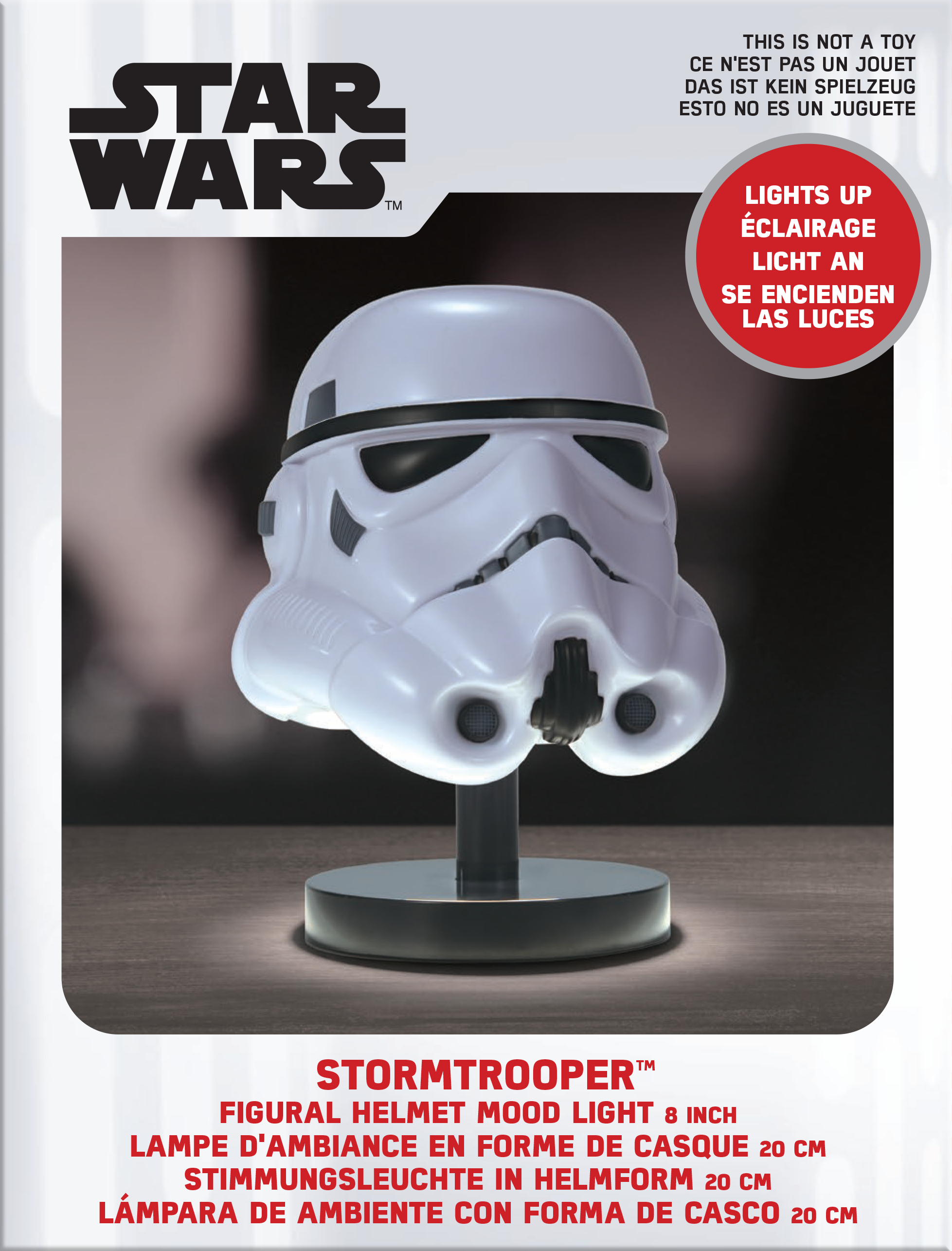 Star Wars Stormtrooper 8in Helmet Mood Light