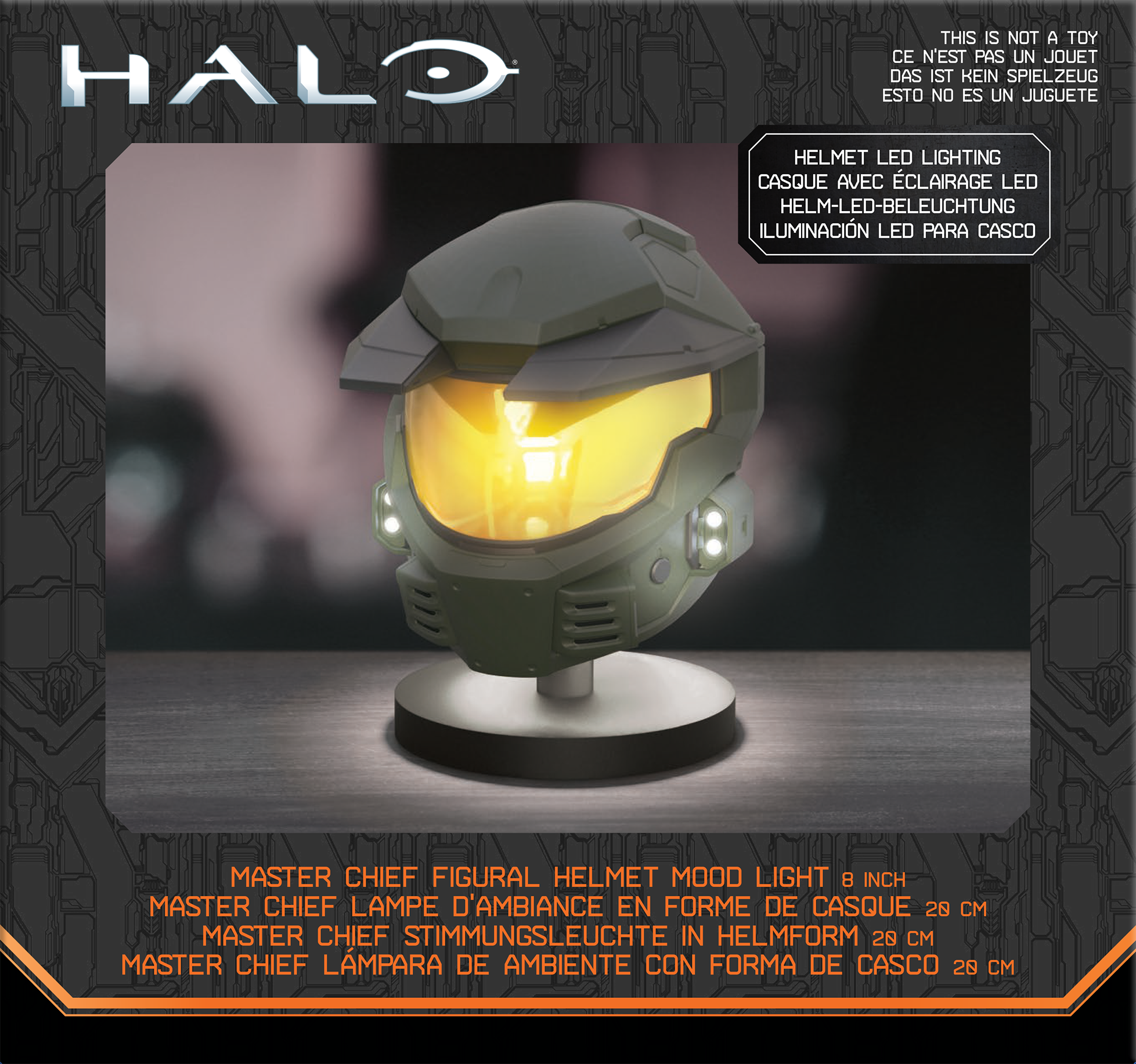 Halo Master Chief Helmet Collectable Light