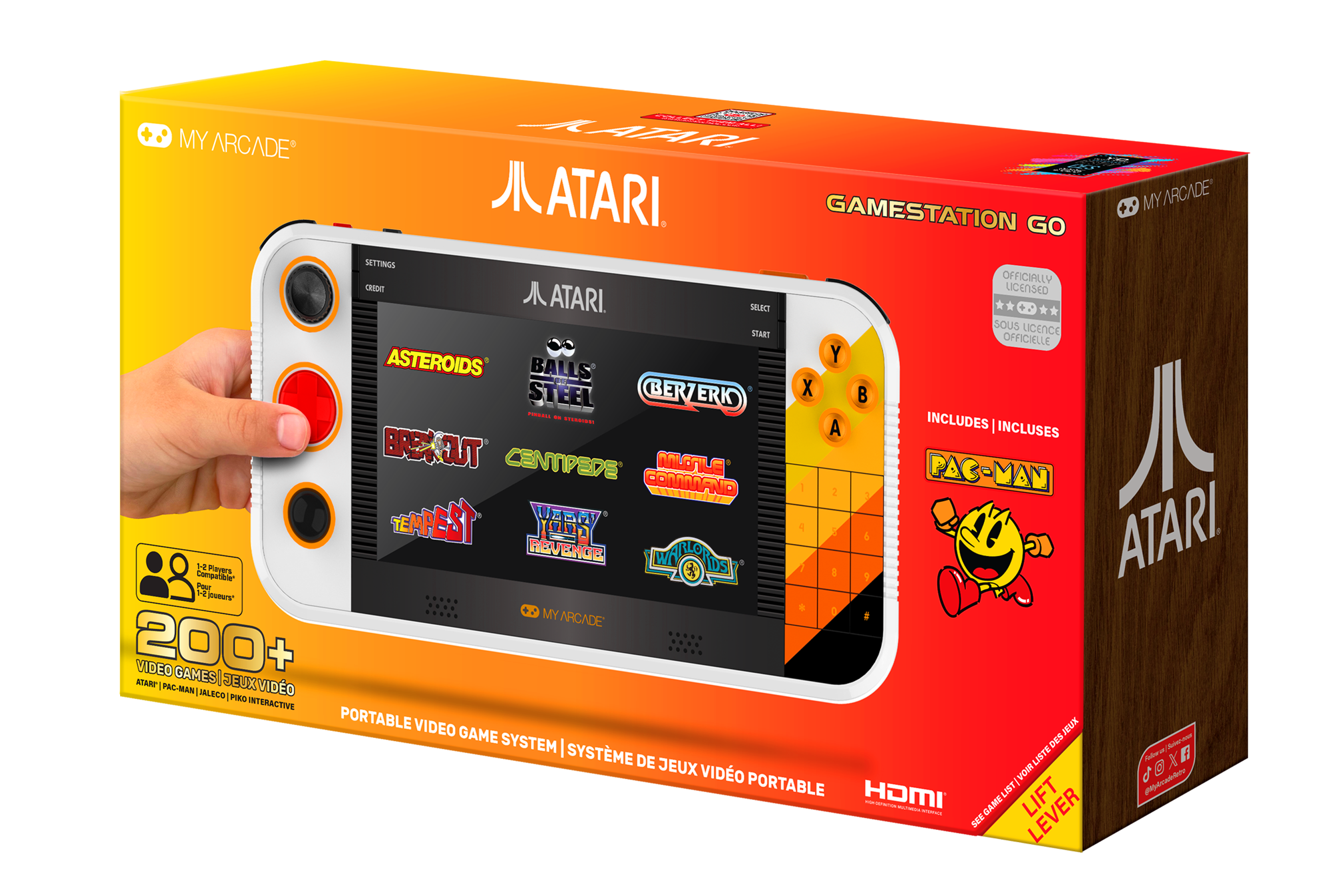 Gamestation Go Atari Retro Video Game System