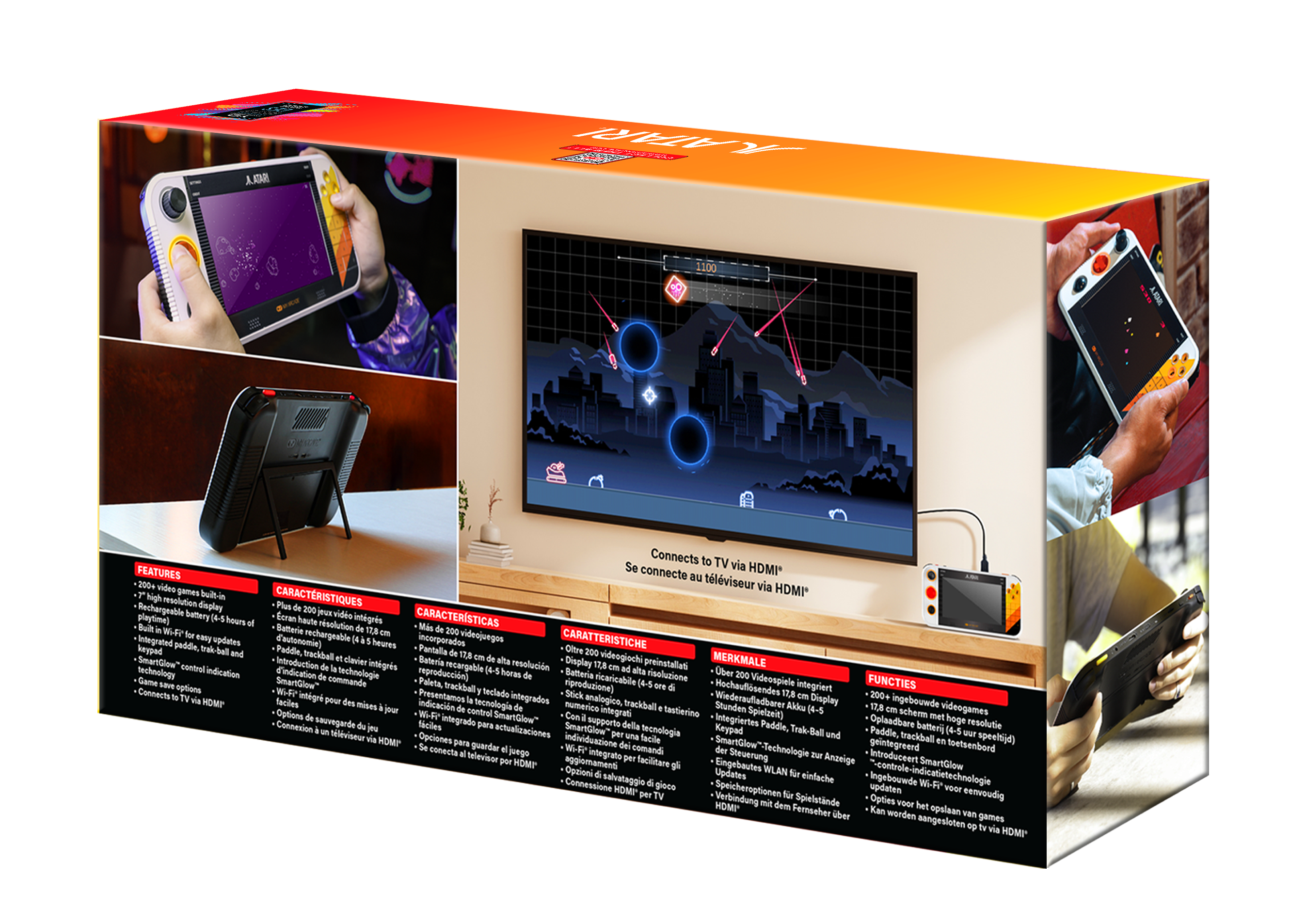 Gamestation Go Atari Retro Video Game System