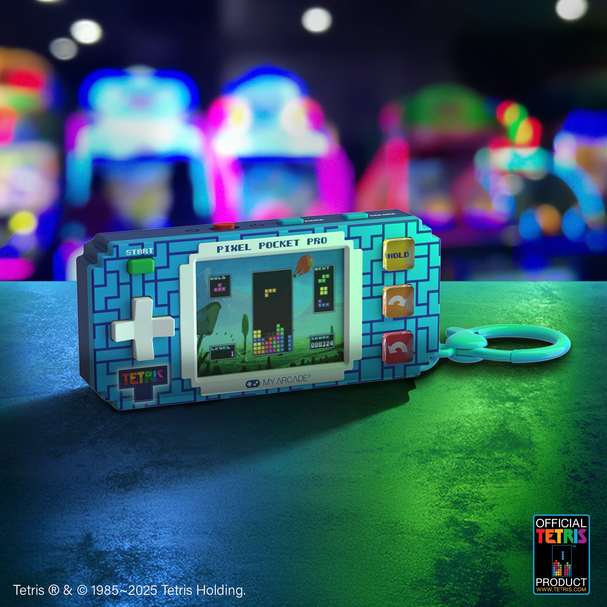 Pixel Pocket Pro Tetris
