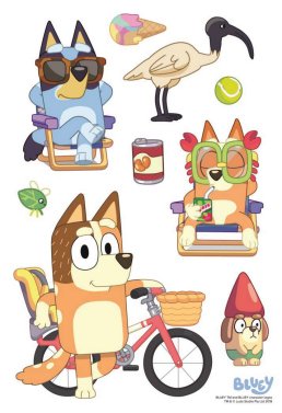 Bluey Tech Stickers