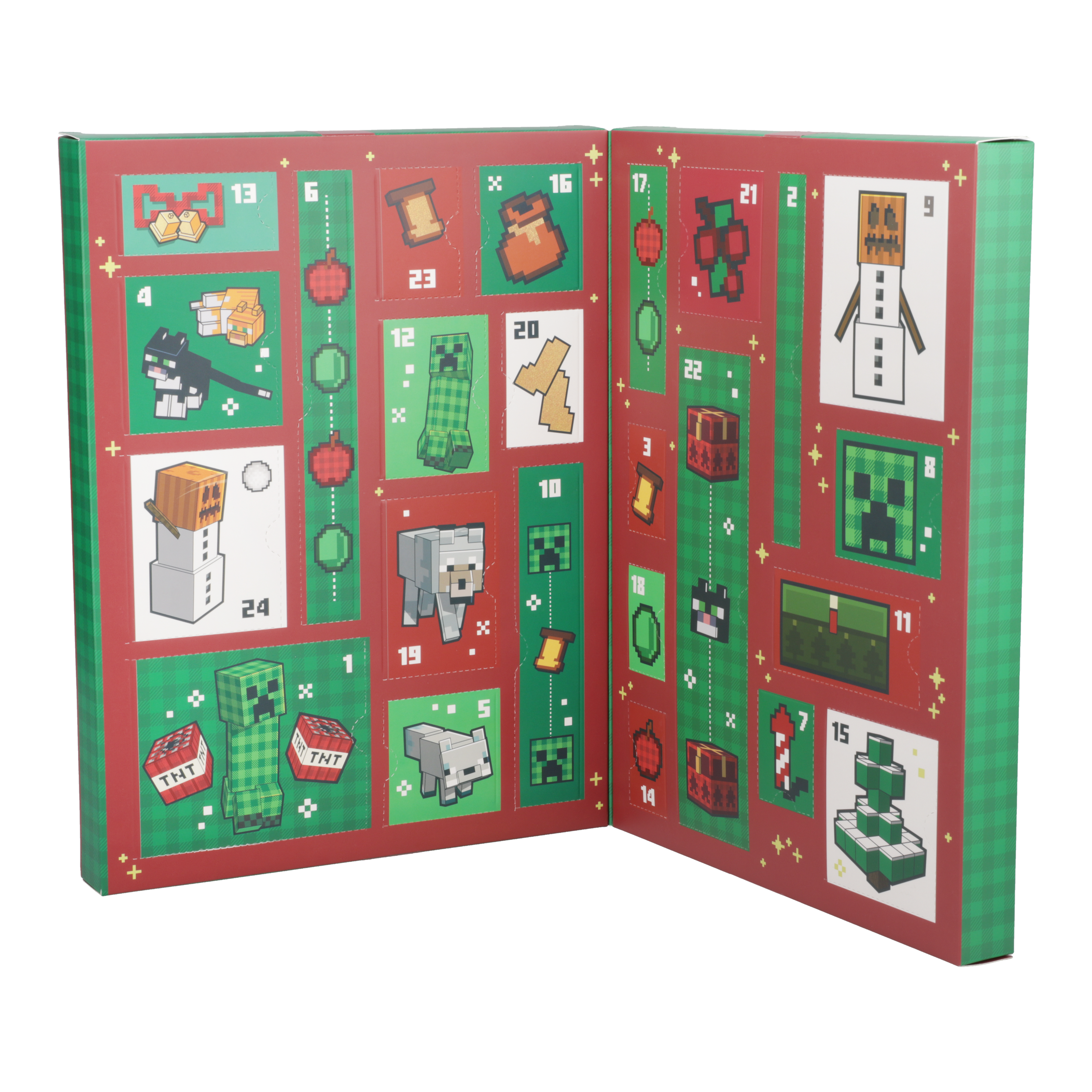 Minecraft Stationery 24 Day Advent Calendar