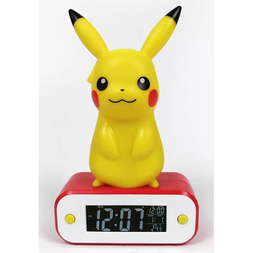 Pokemon Pikachu Light-up Alarm Clock