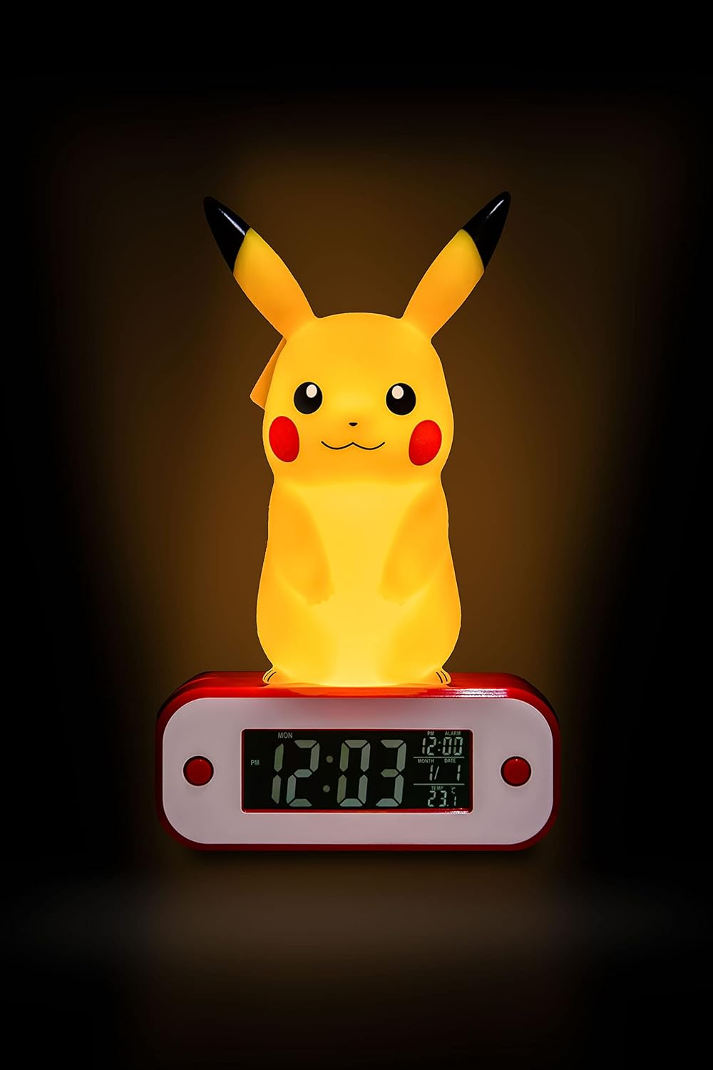 Pokemon Pikachu Light-up Alarm Clock