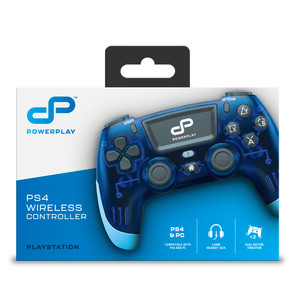 PowerPlay PS4 Wireless Controller (Blue)