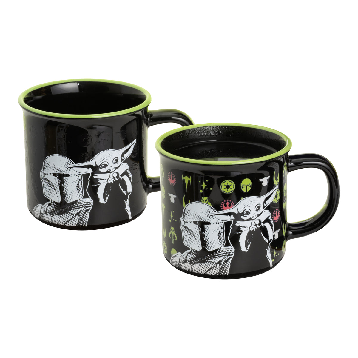 Star Wars Mandalorian and Grogu Heat Change Mug