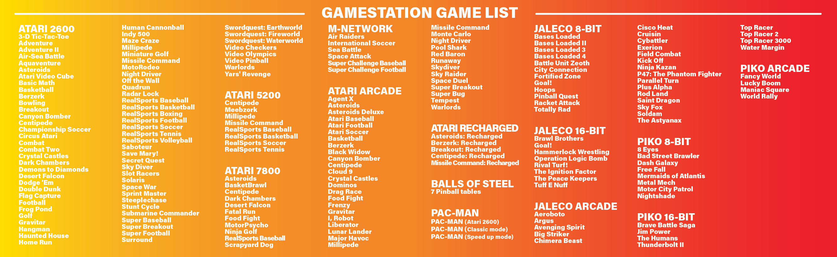 Gamestation Go Atari Retro Video Game System