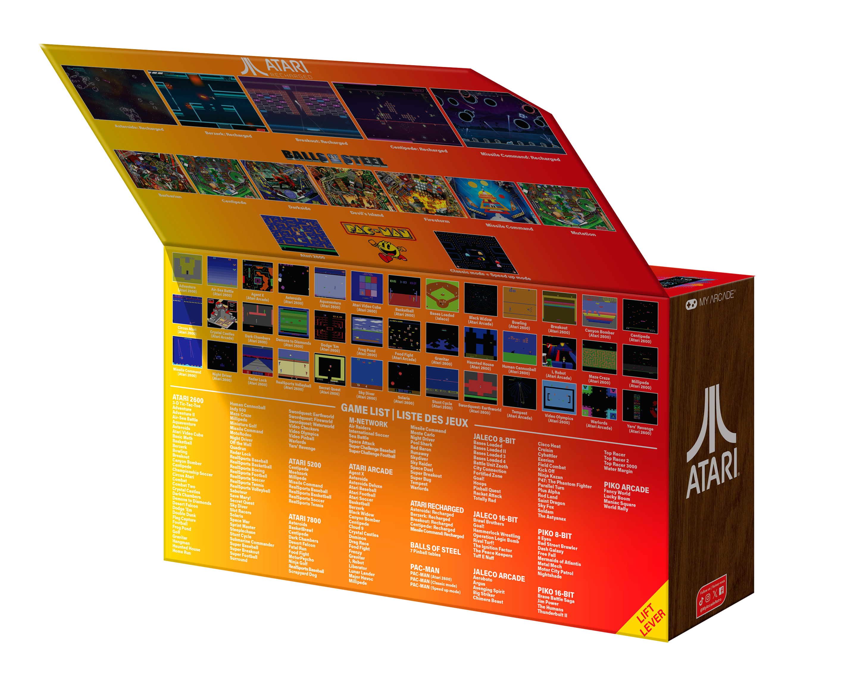 Gamestation Go Atari Retro Video Game System