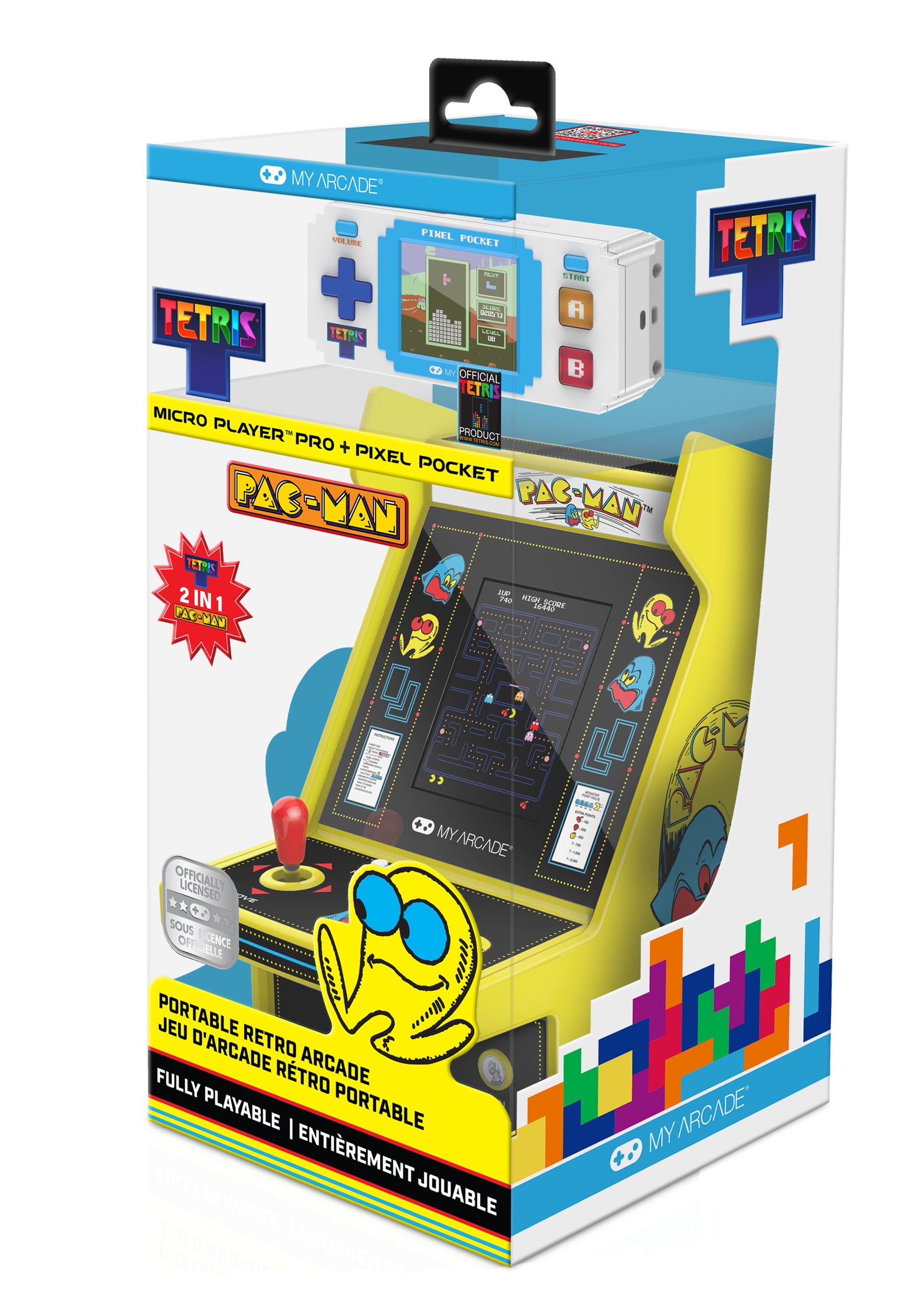 Micro Player Pro Pac-Man & Pixel Pocket Tetris