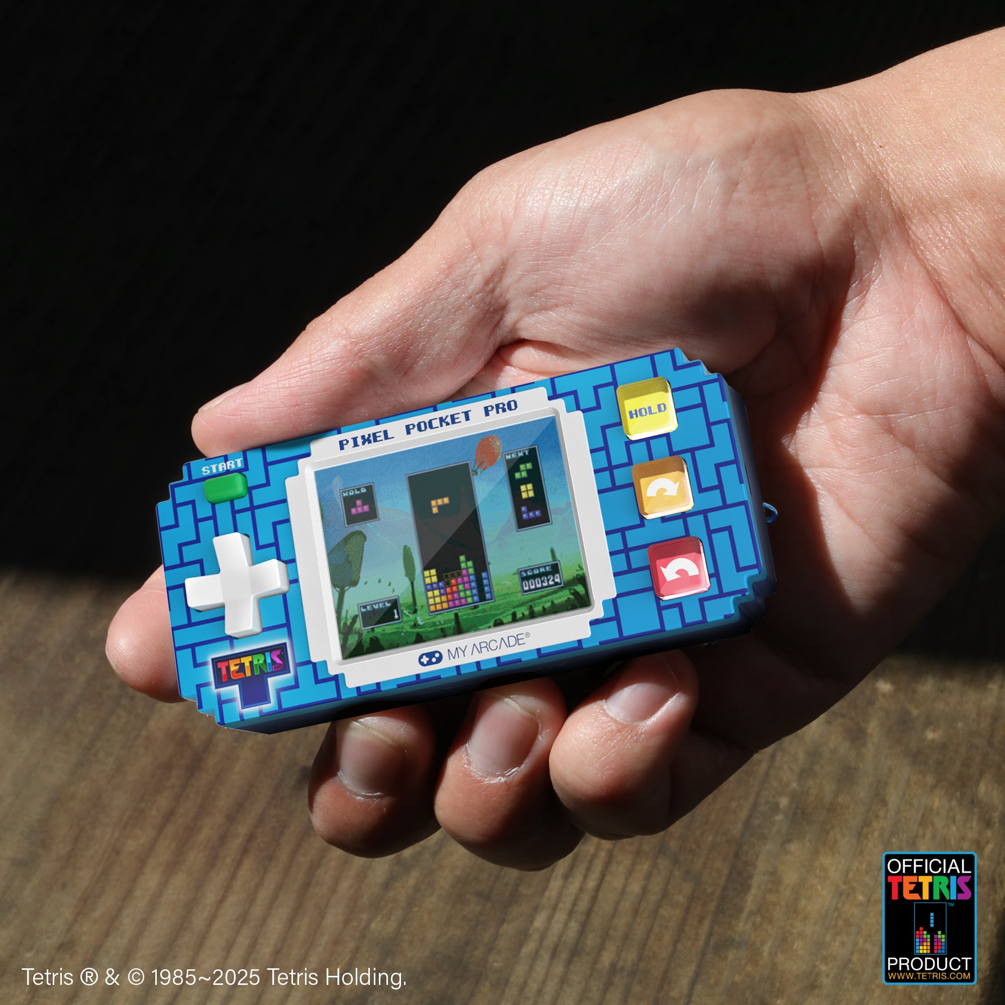 Pixel Pocket Pro Tetris