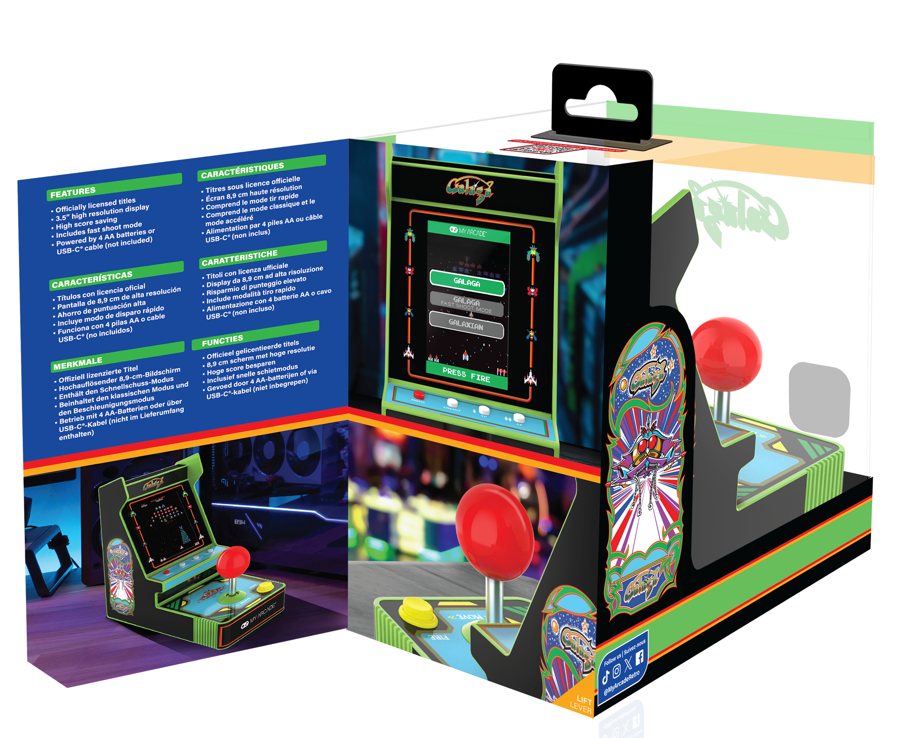 Joystick Player Galaga