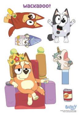 Bluey Tech Stickers