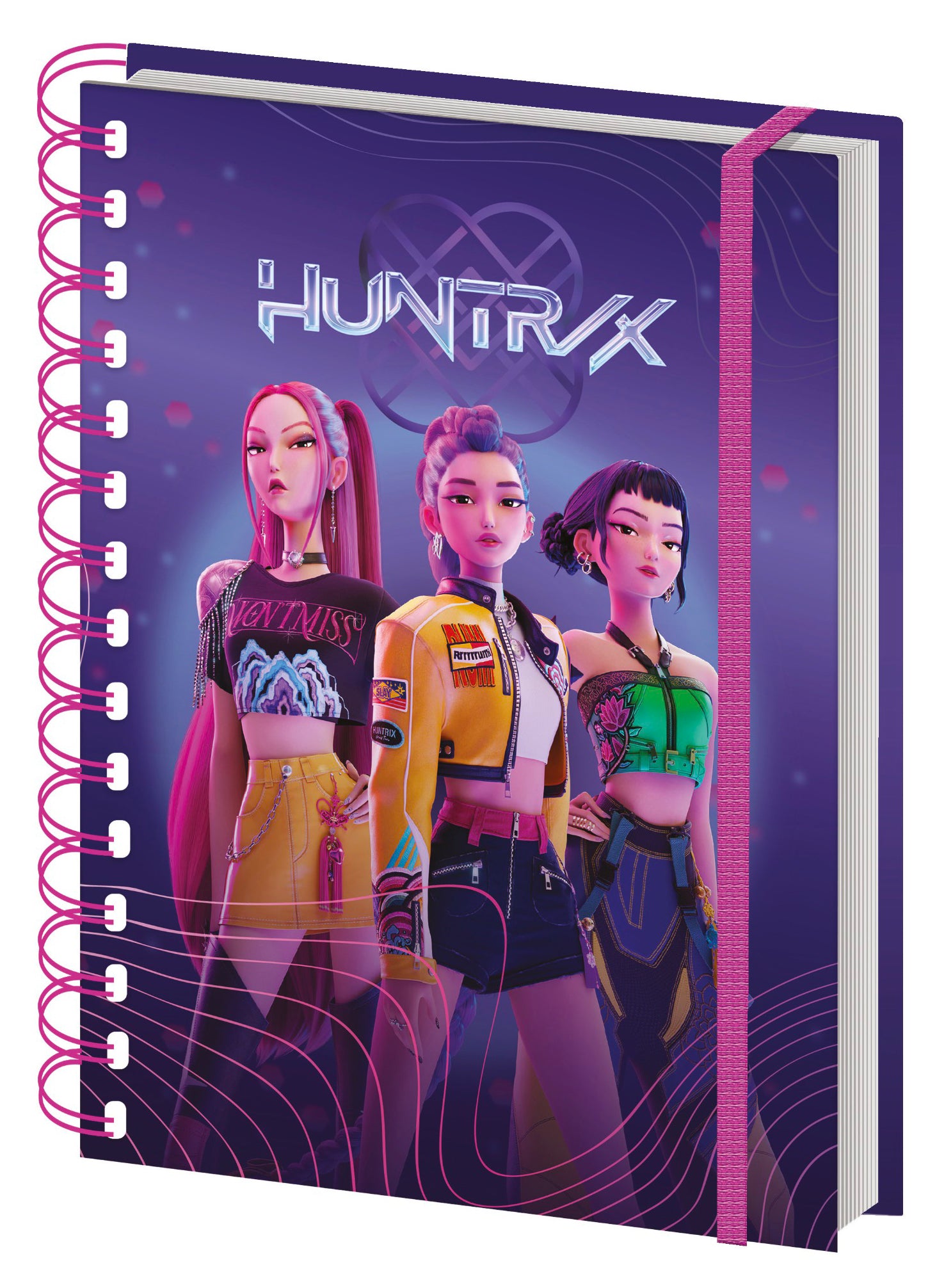 K-Pop Demon Hunters Huntrix A4 Wiro Notebook