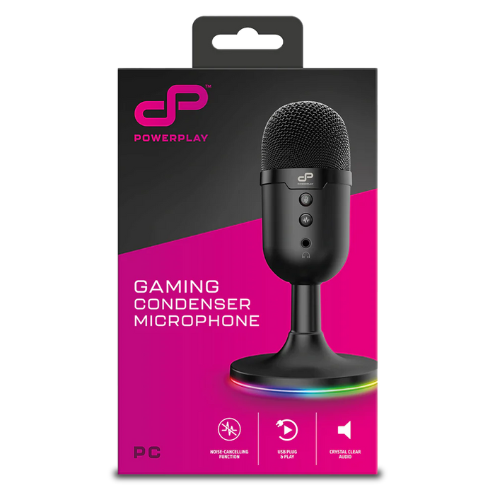 Powerplay Gaming Condenser Microphone (Black)