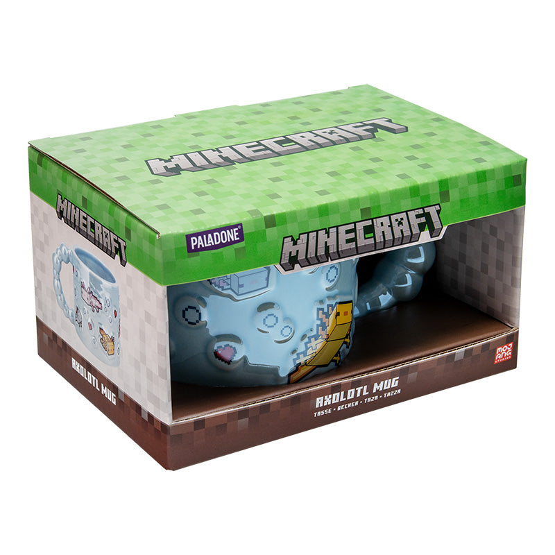 Minecraft Axolotl Bubble Shaped Mug