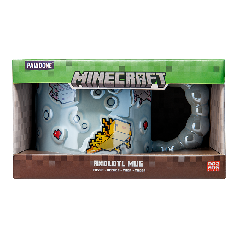 Minecraft Axolotl Bubble Shaped Mug