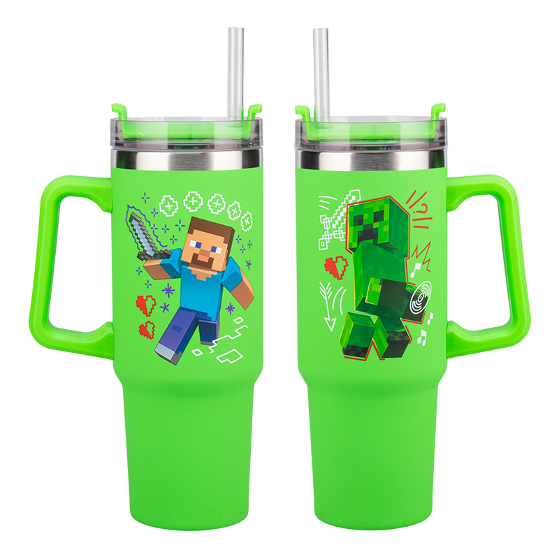 Minecraft Green Travel Cup (900mls)