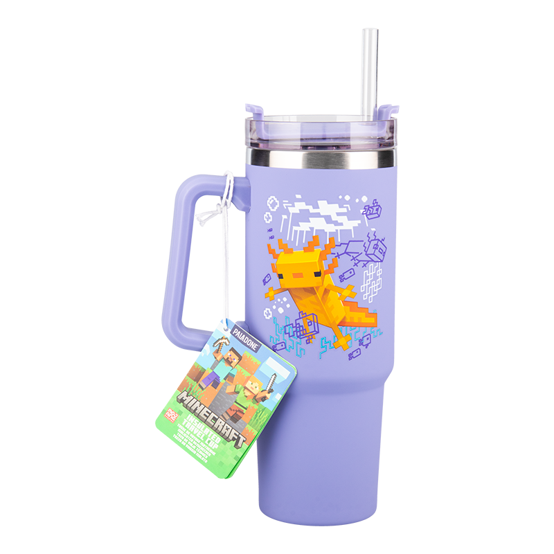 Minecraft Purple Travel Cup (900mls)