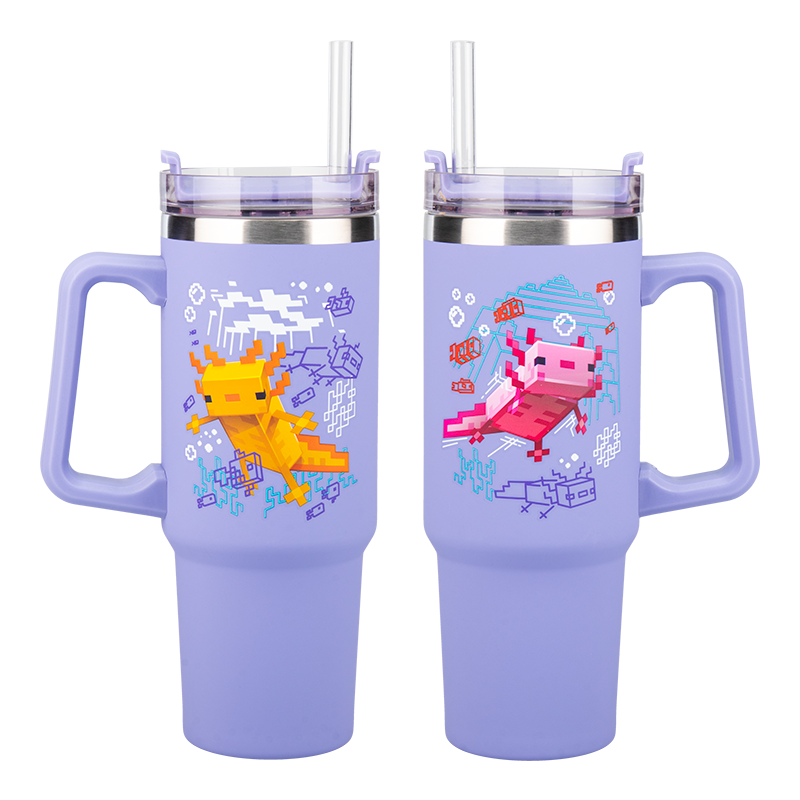 Minecraft Purple Travel Cup (900mls)