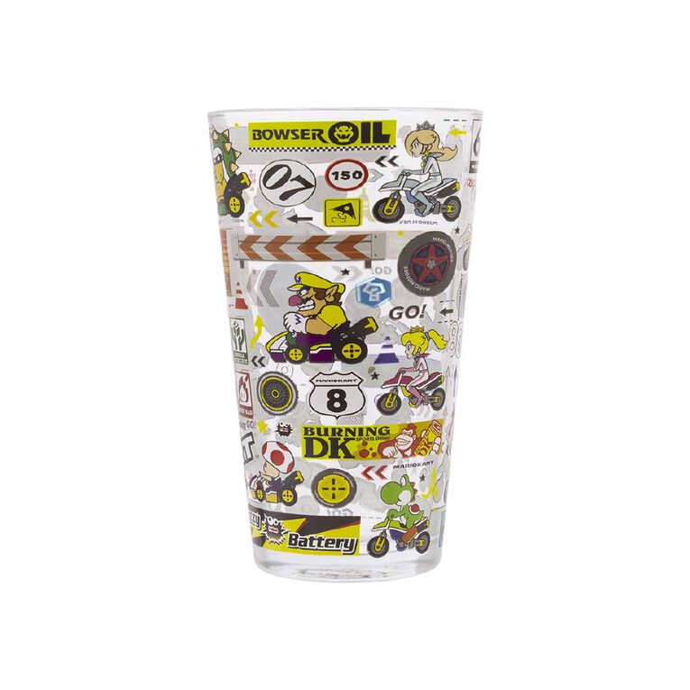 Mario Kart Glass