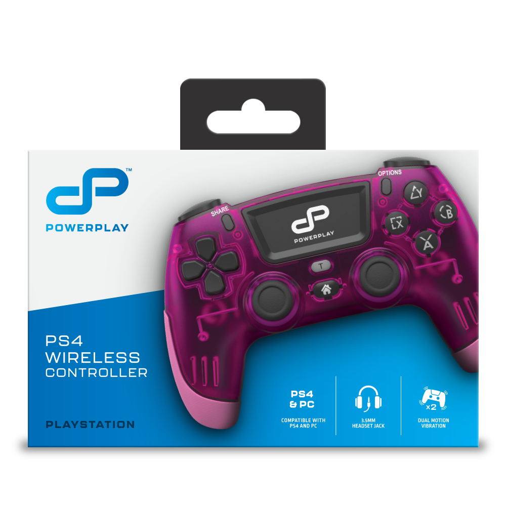 PowerPlay PS4 Wireless Controller (Pink)