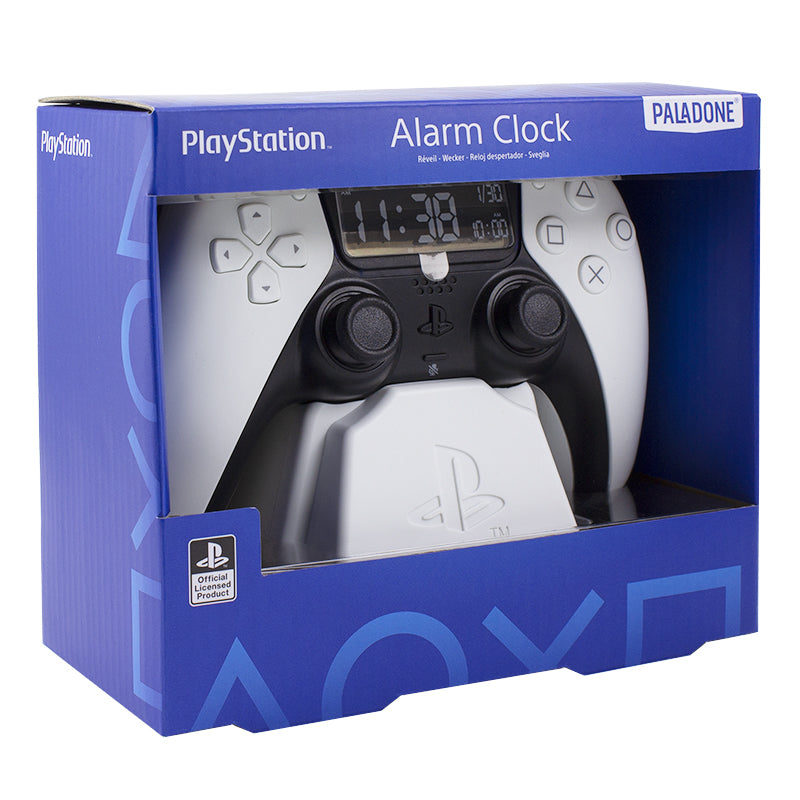 PlayStation PS5 Digital Alarm Clock (White Base)