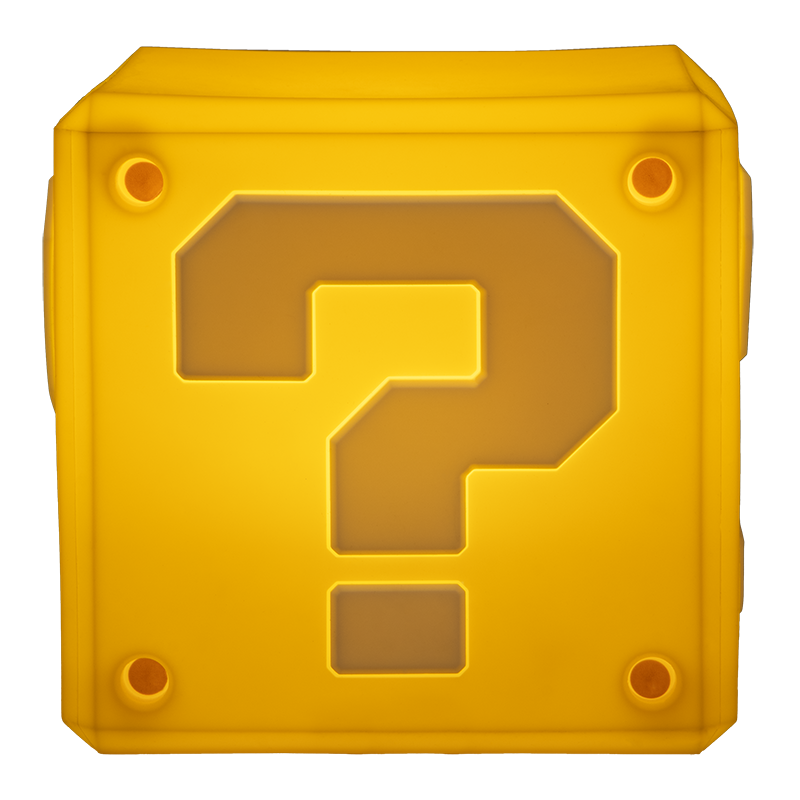 Super Mario Question Block SquishyGlo Light