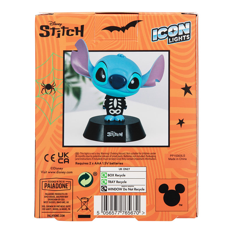 Disney Stitch Skeleton Icon Light