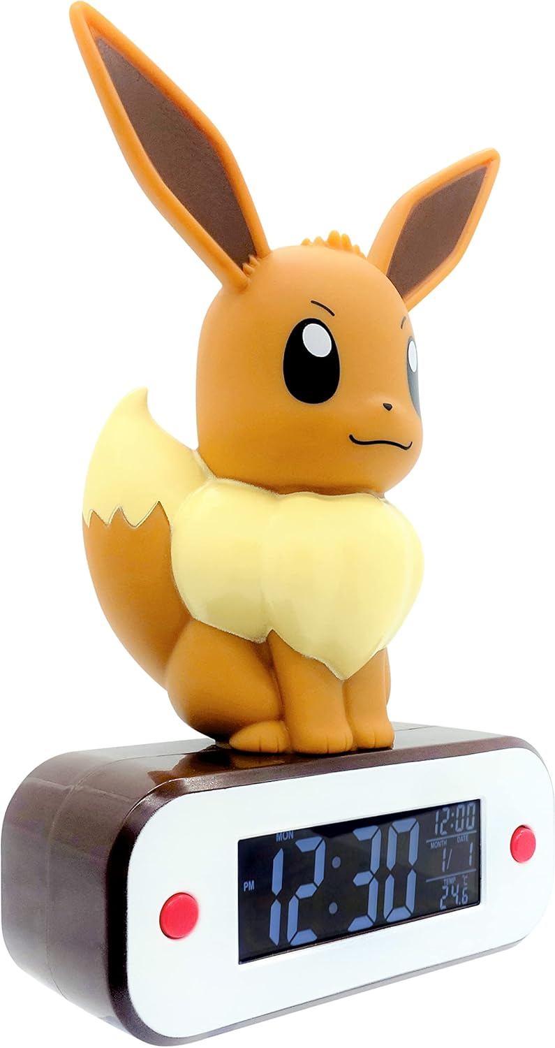 Pokemon Eevee Light-up Alarm Clock