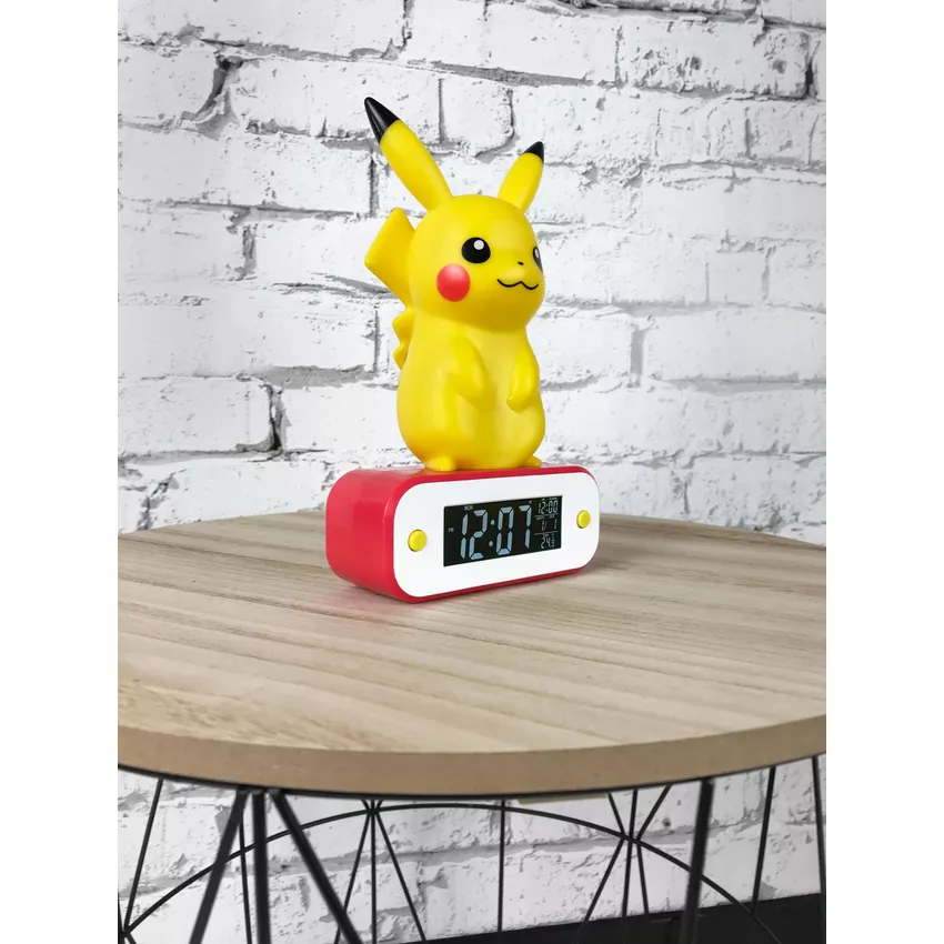 Pokemon Pikachu Light-up Alarm Clock