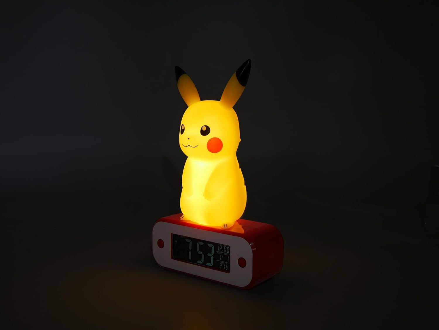 Pokemon Pikachu Light-up Alarm Clock